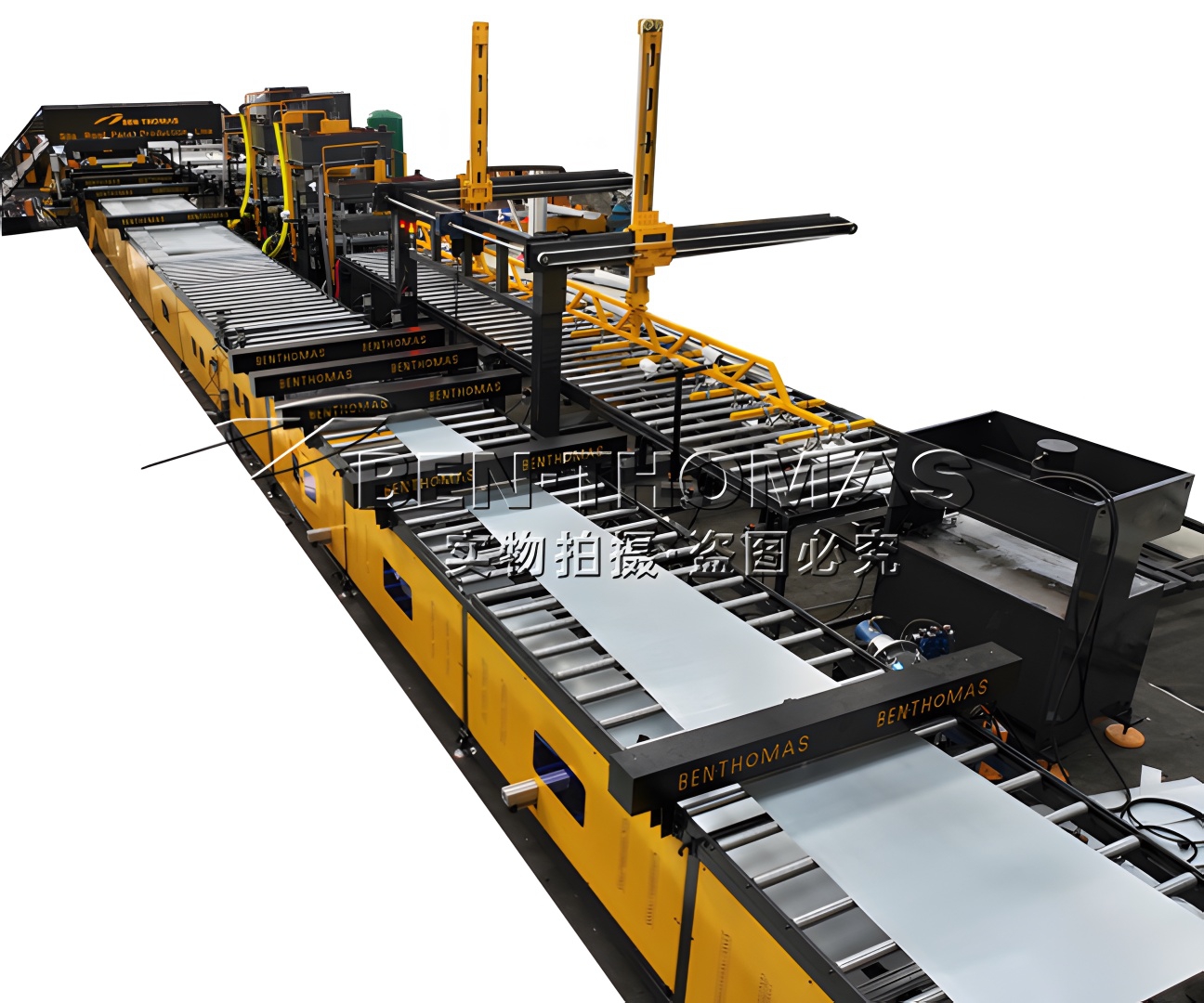 Metal silo roof production line