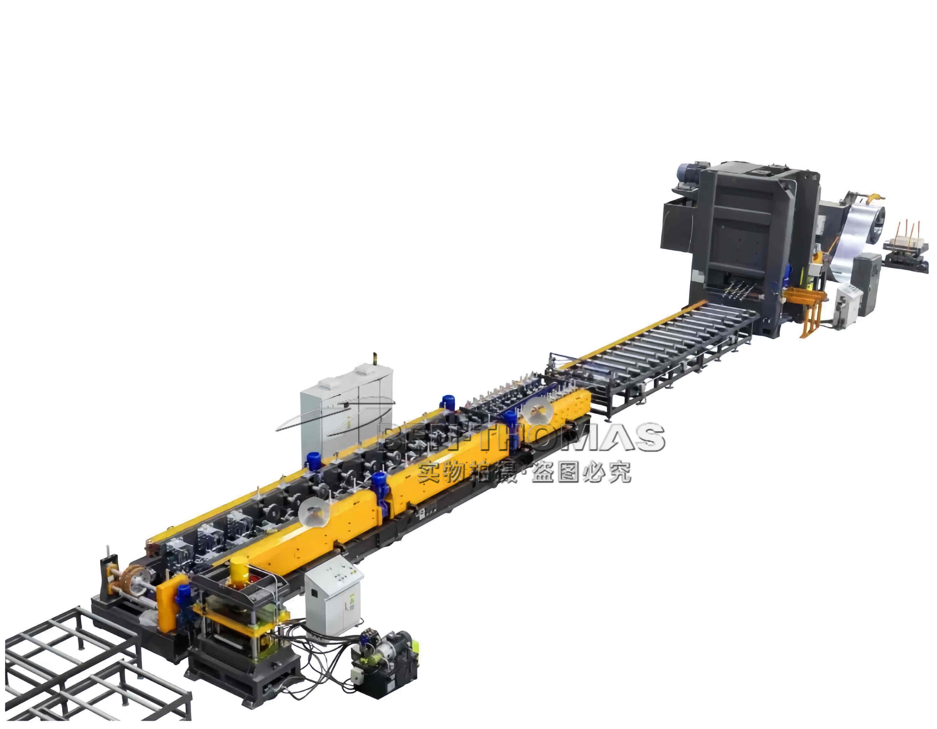 Cable tray roll forming machine