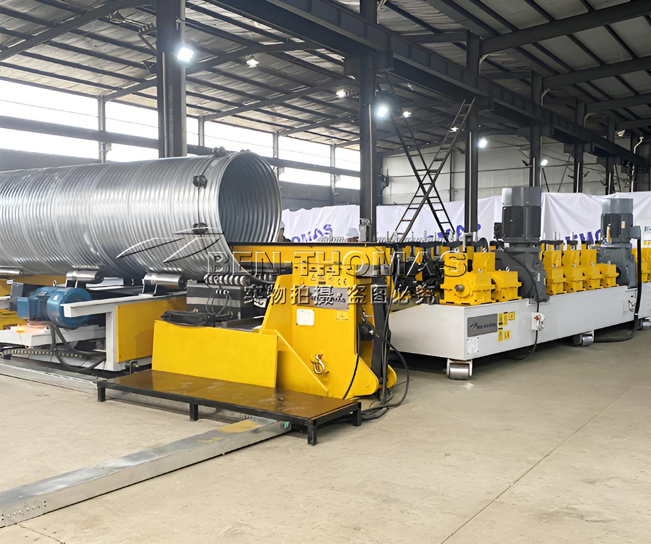 CSP Pipe Production Machine / Helical Culvert Pipe Production Line